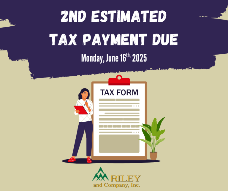 2nd Estimated Tax Payment