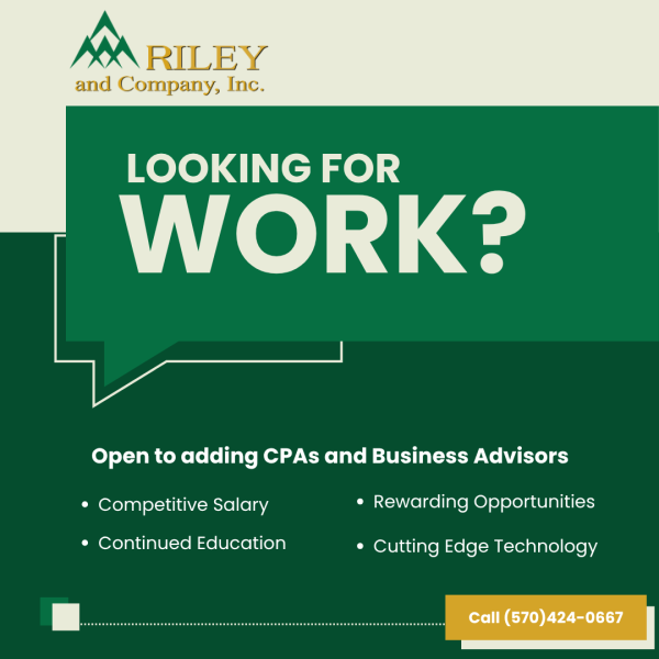 Always looking to add to our team!