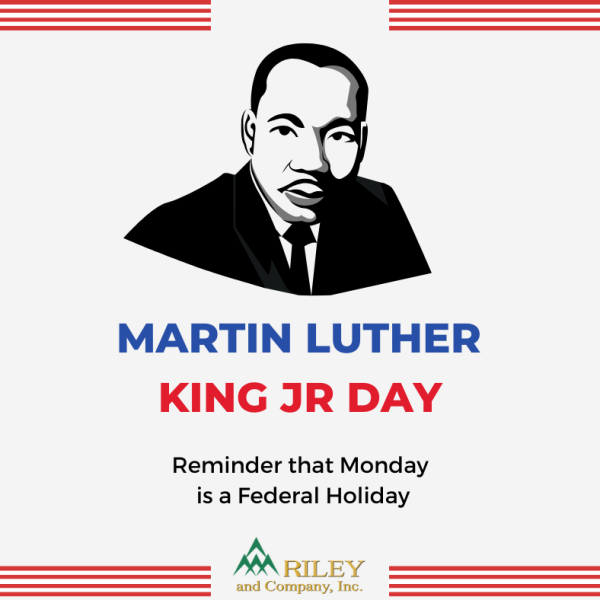 Federal Holiday on Monday